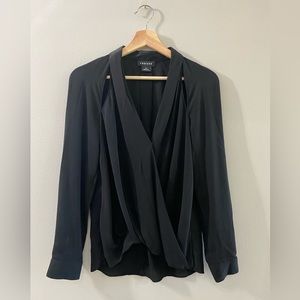 Trouve Top. Black with cutouts
